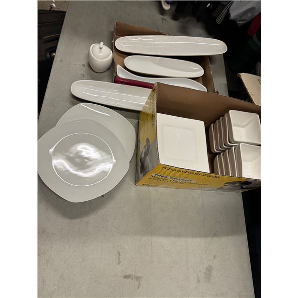 Dishes, bowls and serving dishes