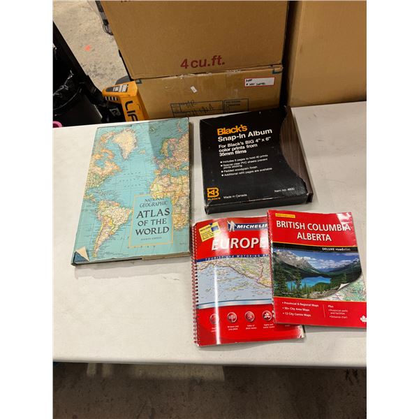 Atlas and maps, etc.