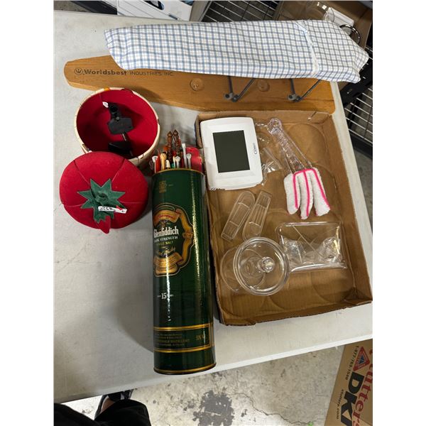 Knitting needles and other items