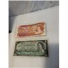 Image 1 : 18 67–19 67  1 dollar bill, 1974 two $ bill