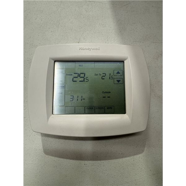 Honeywell thermostat clock