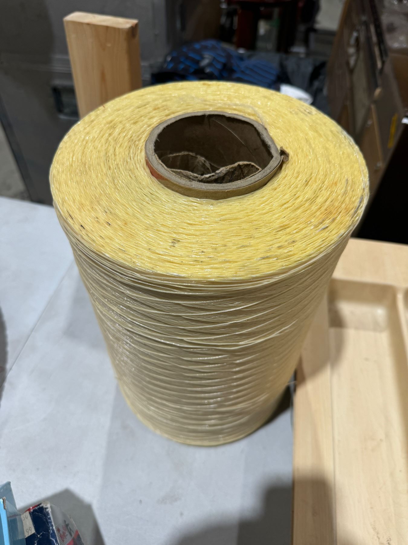 Giant spool of string