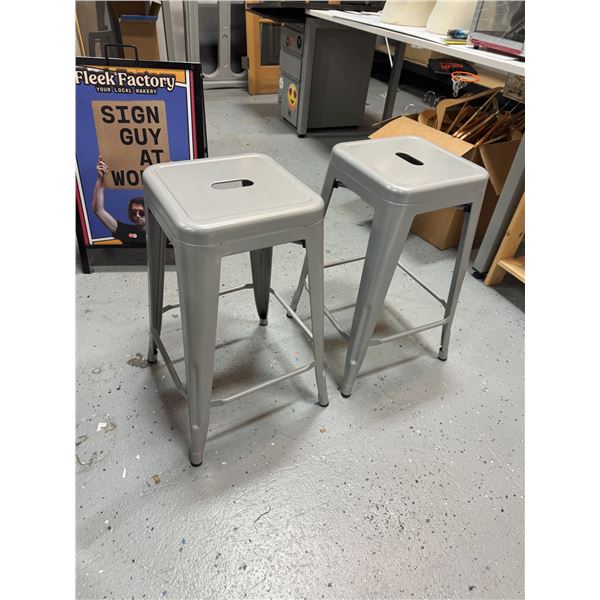 Pair of stools 24.5 inches to seat