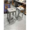 Image 1 : Pair of stools 24.5 inches to seat