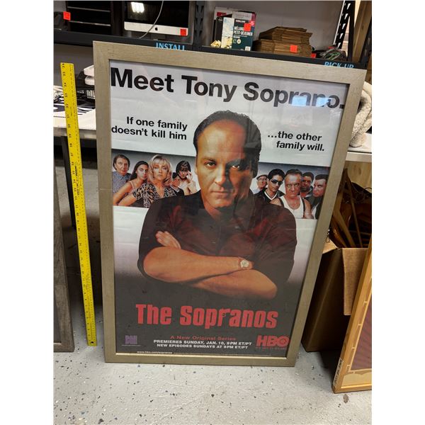 The sopranos poster framed