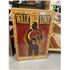 Image 1 : Walk the line poster, framed