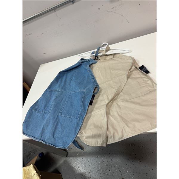 2 new aprons