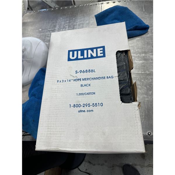 Merchandise bags black 9 x 3 x 14