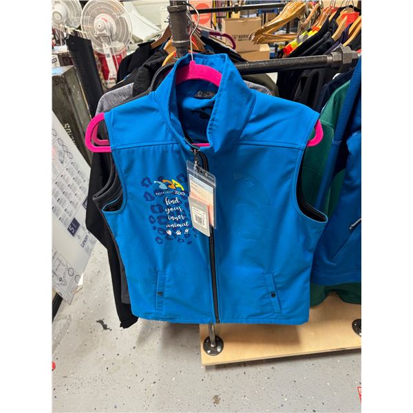 Elevate women's wallow softshell vest, medium