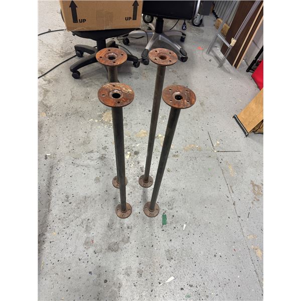 Industrial style stands or rods