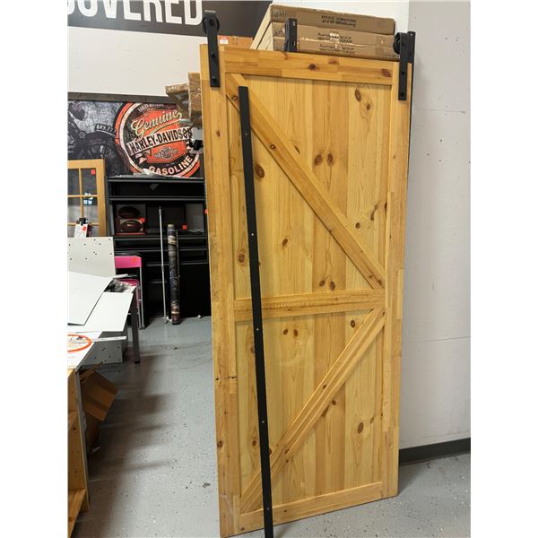 barn door 37" x 7' not including Hardware