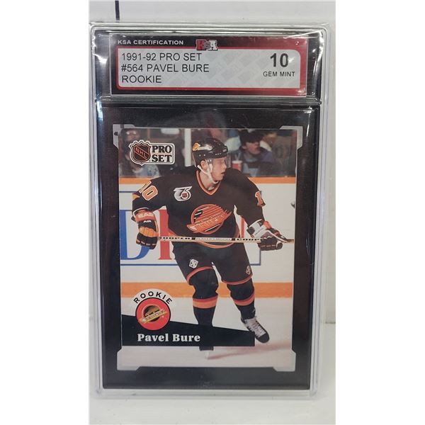 1991-92 Pro Set | #564 | Pavel Bure Rookie Card | Graded 10 GEM MINT