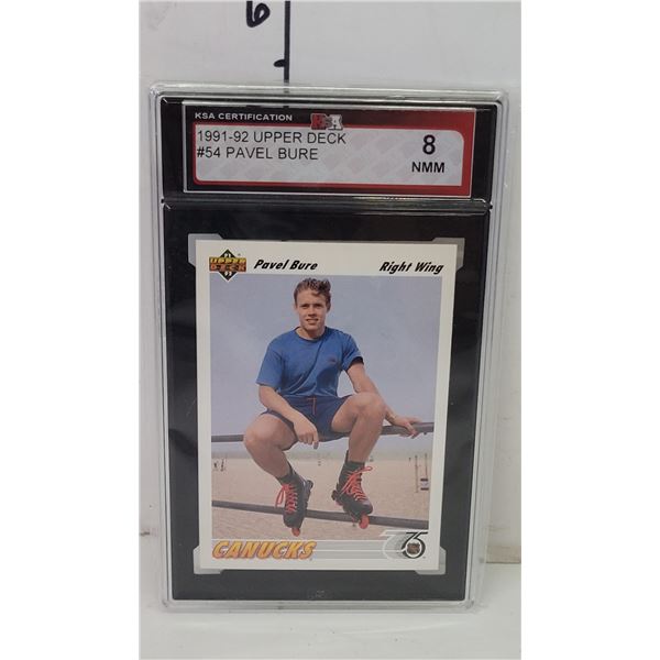 1991-92 Upper Deck | #54 | Pavel Bure | 8 NMM
