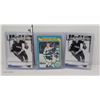 Image 1 : Lot of 3 Gordie Howe NHL  Hockey Cards in Top Loaders