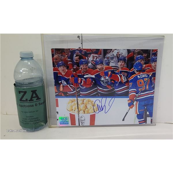 Singed 8x10 Connor McDavid Photo