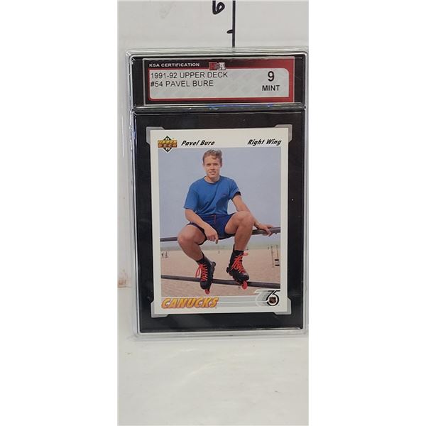 1991-92 Upper Deck | #54 | Pavel Bure | Graded 9 MINT