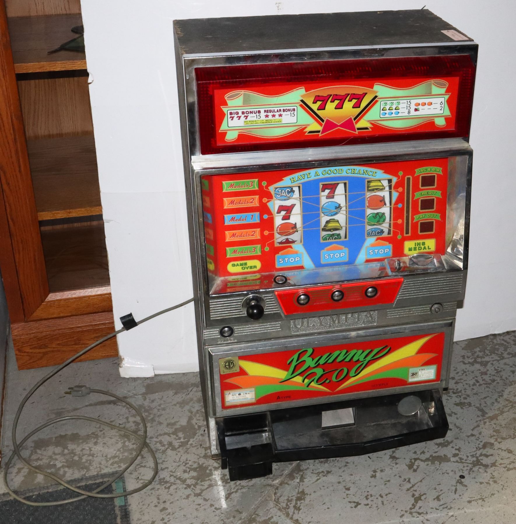 Vlt Game Machine 777 VLT MACHINE (FROM 70S)