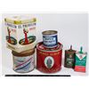 Image 1 : LOT OF 6 VINTAGE TINS