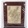 Image 1 : MATTED READY FOR FRAME MAP OF SCOTLAND