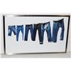 Image 1 : PROFESSIONALLY FRAMED DENIM SHOW HOME PICTURE