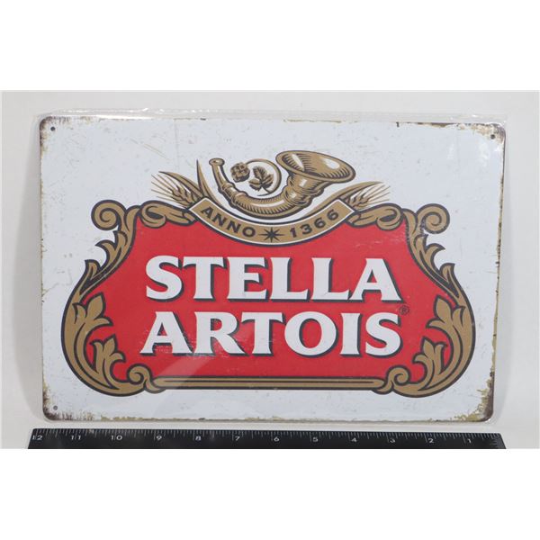 STELLA ARTOIS BRAND NEW METAL SIGN