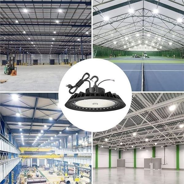 Lot of 1 LED UFO 150W High Bay Dimmable Light for Warehouse/Workshops - 13.4" Large - BRAND NEW!