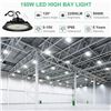 Image 3 : Lot of 1 LED UFO 150W High Bay Dimmable Light for Warehouse/Workshops - 13.4" Large - BRAND NEW!