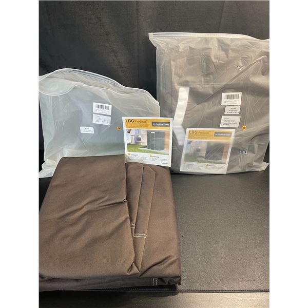 Lot of 2 Air Conditioner/Appliance Cover - Heavy Duty Canvas - 32 x 36 in & 34 x 30 in - Brand New!