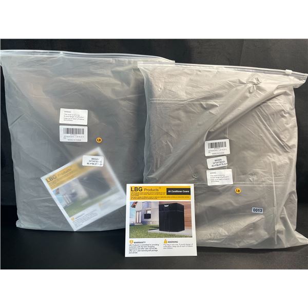 Lot of 2 Air Conditioner/Appliance Cover - Heavy Duty Canvas - 34 x 30 inch - Brand New!