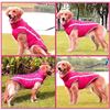 Image 5 : Lot of 3 Waterproof Reflective Raincoats for Dogs - Size XL - Pink - Brand New!