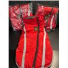Image 1 : Lot of 3 Waterproof Reflective Raincoats for Dogs - Size 4XL - Red - Brand New!