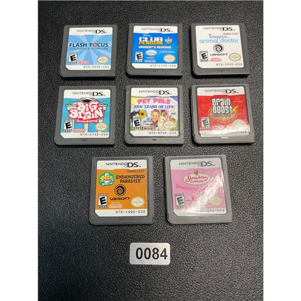 Lot of 8 Assorted Nintendo DS Games - Used