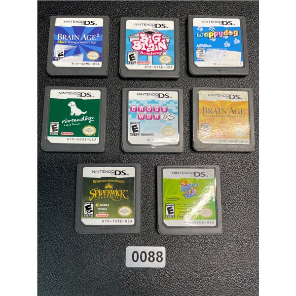 Lot of 8 Assorted Nintendo DS Games - Used