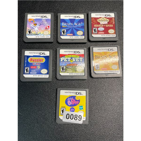 Lot of 8 Assorted Nintendo DS Games - Used