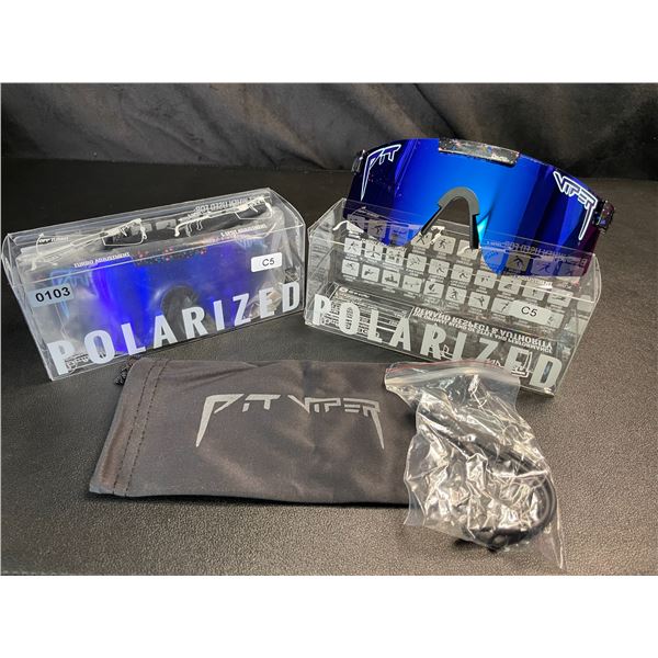 Lot of 2 Pit Viper Polarized Sunglasses - Brand New