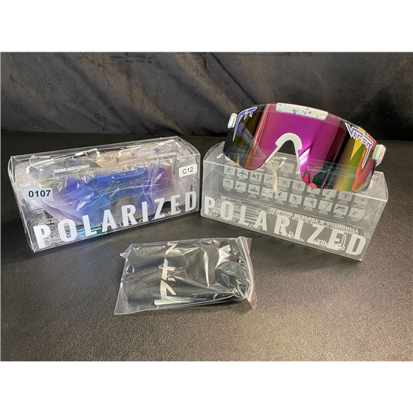 Lot of 2 Pit Viper Polarized Sunglasses - Brand New