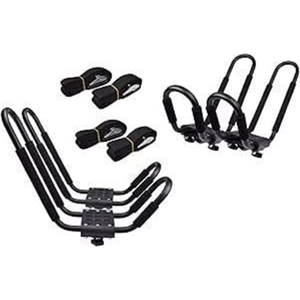 Lot of 1 Set of Kayak Roof Racks - Brand New in Box! Holds 2 Kayaks, Paddleboards, & Surfboards