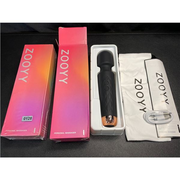 Lot of 2 Zooyy Rechargeable Personal Massagers/Adult Sex Toys for Women - Quiet & Waterpoof - NEW
