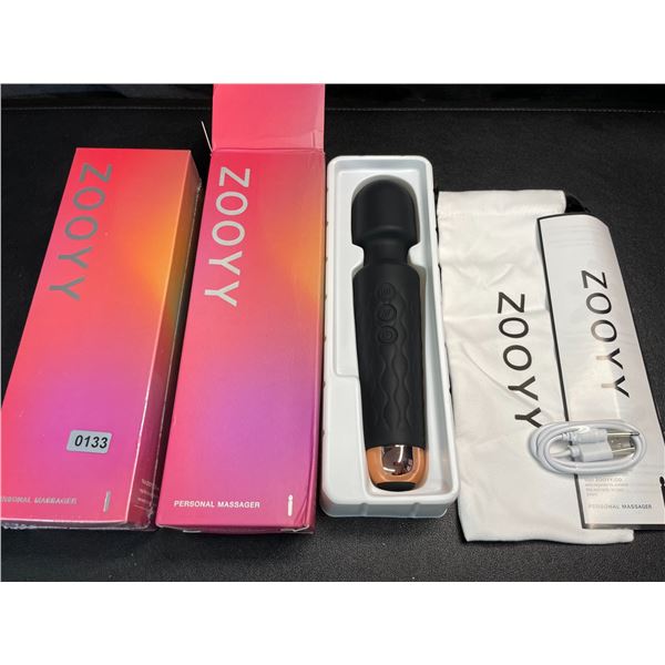 Lot of 2 Zooyy Rechargeable Personal Massagers/Adult Sex Toys for Women - Quiet & Waterpoof - NEW