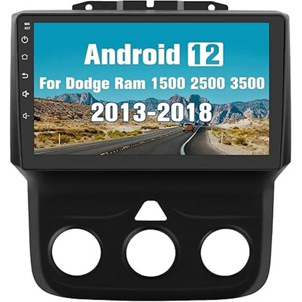 Lot of 1 9-Inch Touchscreen Car Play/Android Auto Player for 2013-19 Dodge Ram 5500's - New