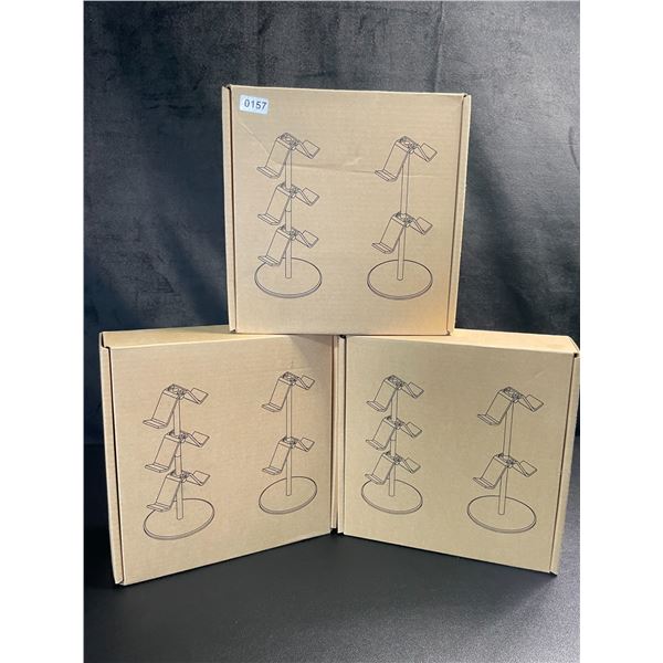 Lot of 3 Gaming Controller/Headset Stands - Brand New! (2-Tier Stands)