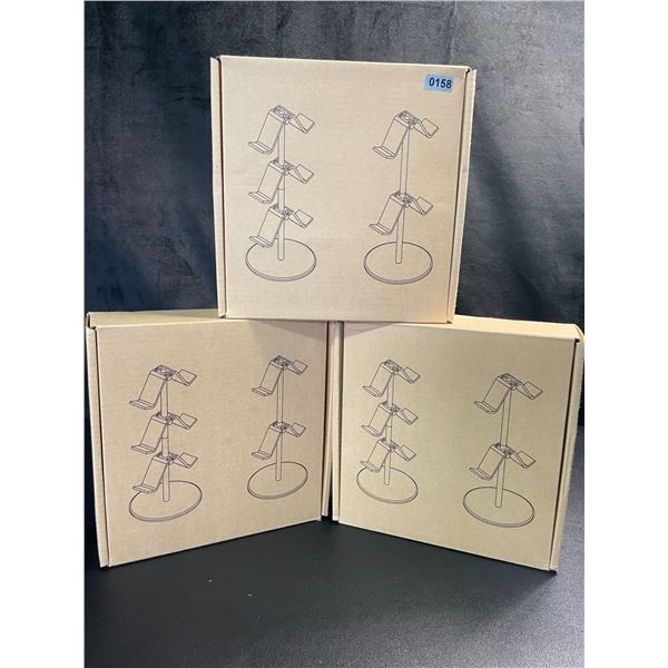 Lot of 3 Gaming Controller/Headset Stands - Brand New! (2-Tier Stands)