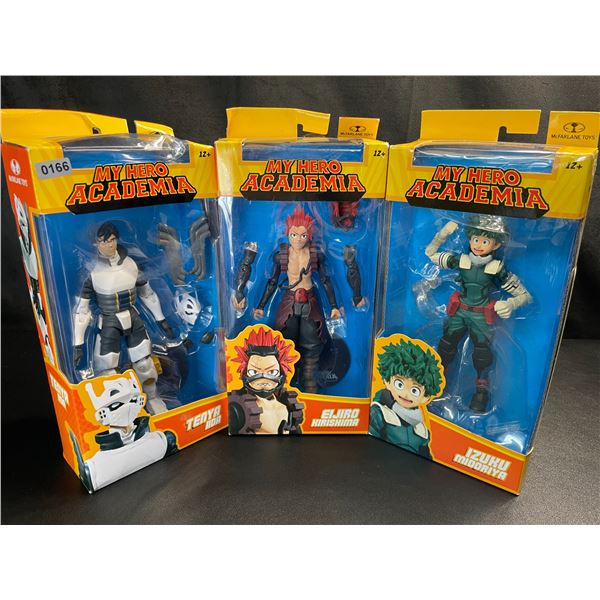 Lot of 3 My Hero Academia Anime Toy Figurines - Brand New