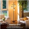 Image 3 : Lot of 1 Vonluce Industrial Modern Style Tree Floor Lamp with 3 LED Bulbs - 64 inch Tall - New