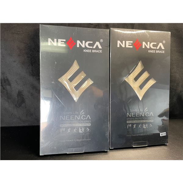 Lot of 2 Neenca Professional Knee Braces - Size M - Brand New