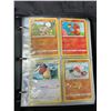 Image 3 : Lot of 1 Binder of Authentic Pokemon Trading Cards (100 Cards) + 6 Metal Fan Art Cards