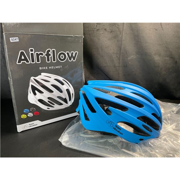 Lot of 1 Airflow Bike Helmet - Size L/XL - Blue - Brand New in Box