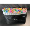 Image 1 : Lot of 1 Multi-Pack of Alcohol Dual-Tip Aritst/Sketch Markers - 80 PCS/Colours - Brand New!