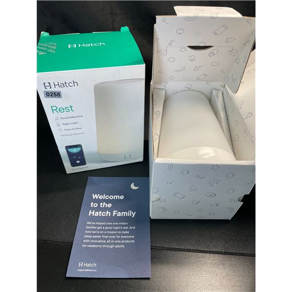 Lot of 1 Hatch Baby - Rest Sound/Sleep Machine, Night Light, and Time to Rise - Open Box