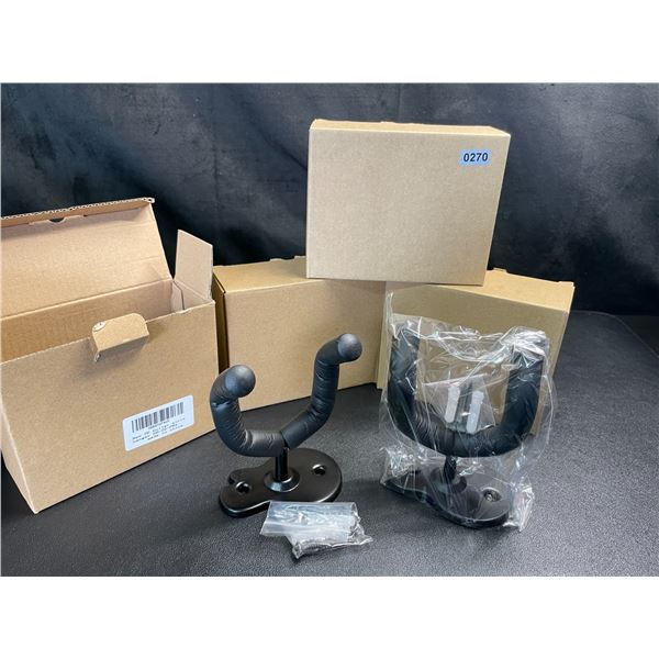 Lot of 4 Boxes of Guitar Wall Hangers - 2pcs Each/8 Total - Brand New